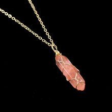 Load image into Gallery viewer, 1pc Crystal Necklace Natural Stone Healing Necklace
