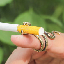 Laden Sie das Bild in den Galerie-Viewer, Schlangen-Drachen-Zigarettenhalterringe für Raucher
