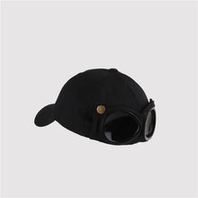 Cargar imagen en el visor de la galería, Pilot Aviator Hat Personalidad Gafas de sol Sombrero
