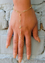 Laden Sie das Bild in den Galerie-Viewer, Sklavenarmband Boho Fingerarmband Ringkette Freundschaftsarmband befestigen
