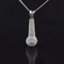Load image into Gallery viewer, 1pc Hip Hop Microphone Pendant Necklace
